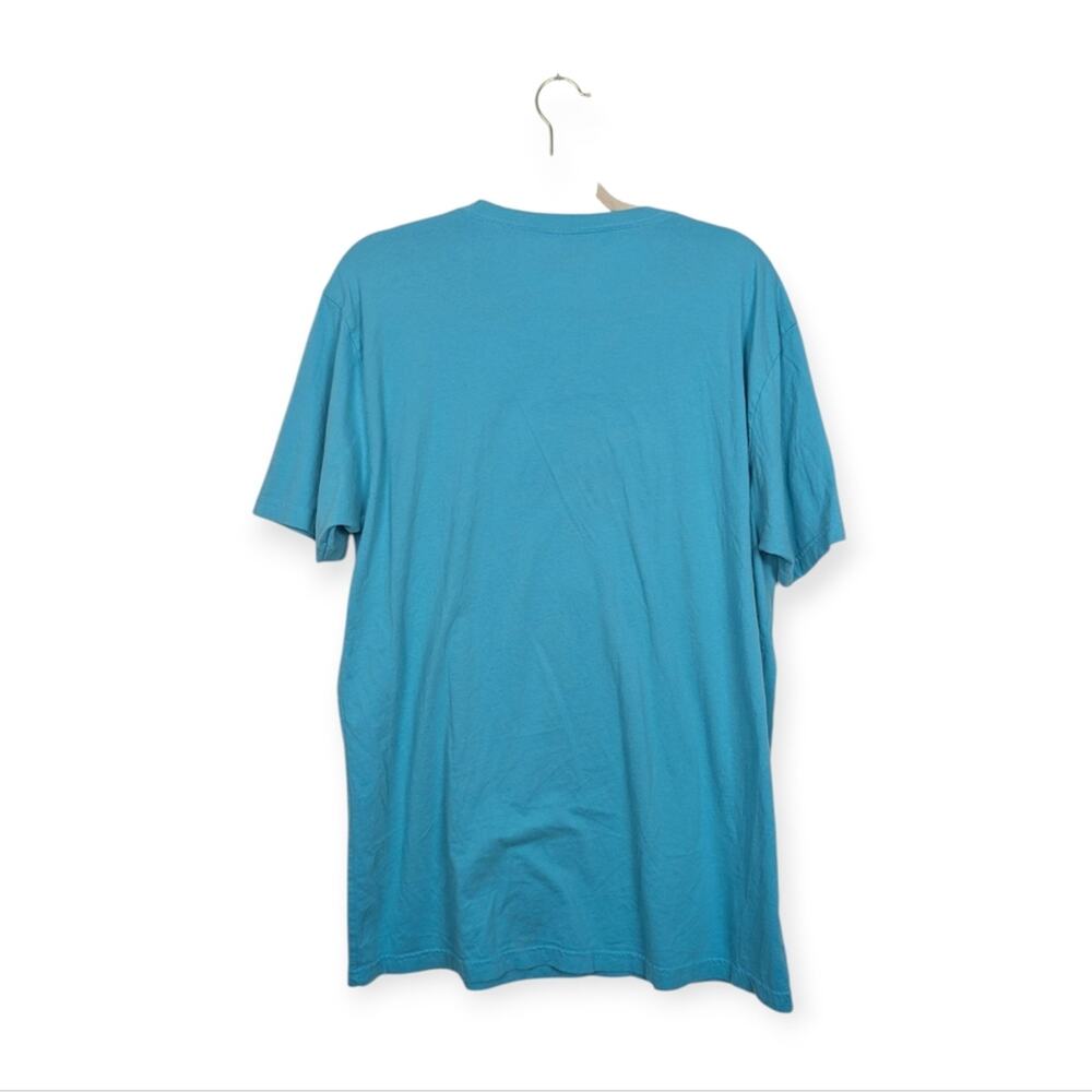Outrank Blue Rich Rich Embroidered Short Sleeve Tee Size XL - Picture 2 of 6